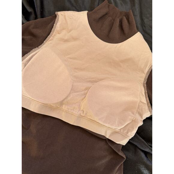 NWT OGL Essential Turtleneck Elbow Length Sleeve Brami Litewarm Size Medium - Picture 4 of 6